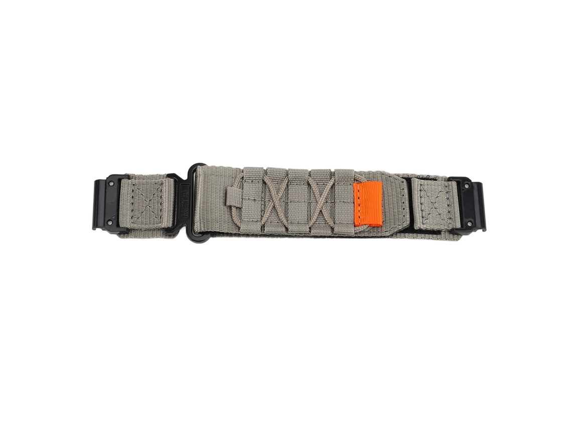 Cinto Nylon Sport Loop 22mm Para Fenix E 8 7 6 5 47mm Cinza