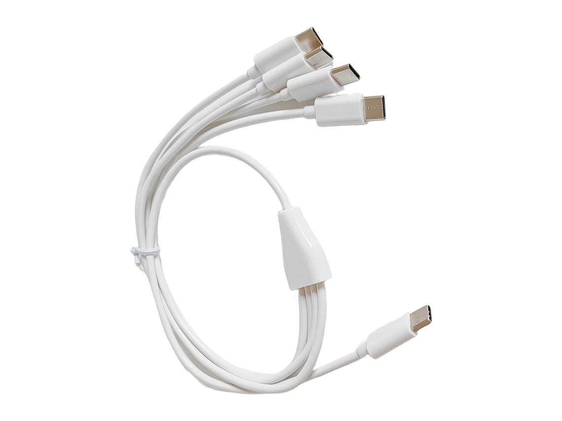 Cabo Multicarregador Usb 4 Em 1 Saída Estável Segura De Um A Quatro Plug And Play Adaptador*