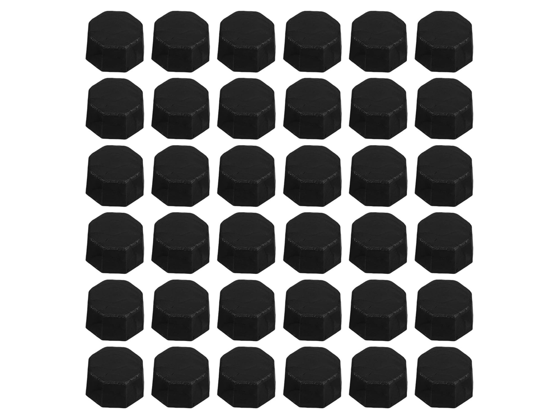 Pacote Kichvoe com 6 contas de cera octogonais para carimbos de fusão, ideal para recepções de casamento e artesanato.