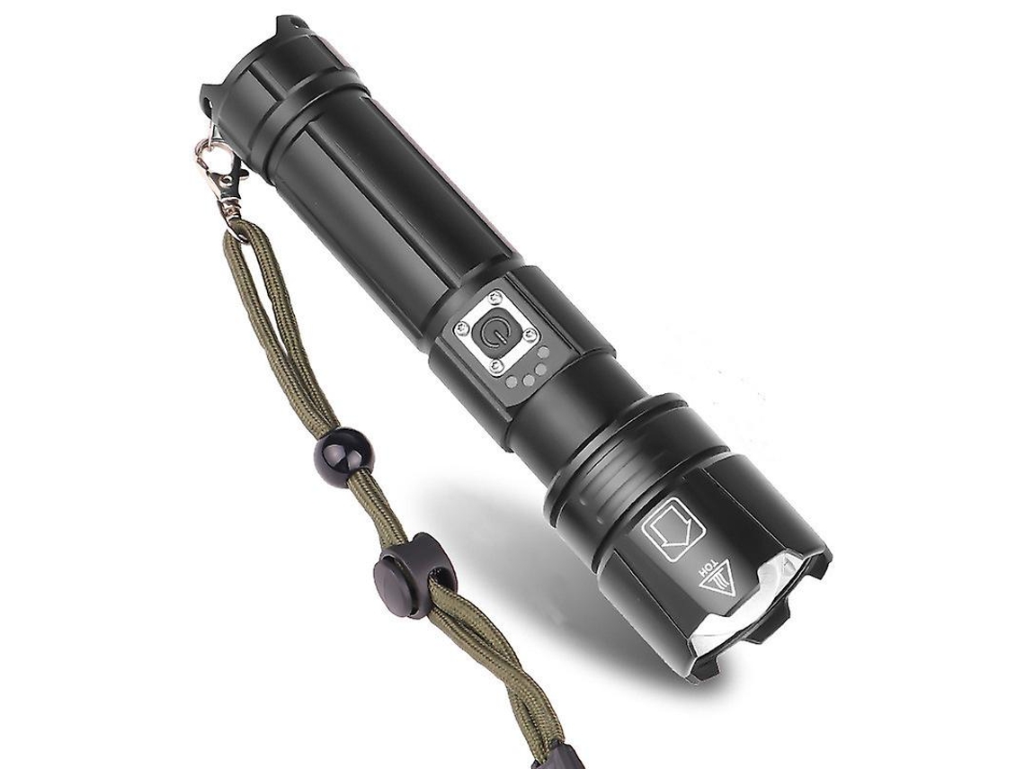 Lanterna Xhp70 Lanterna Led Lanterna Tática Potente De 9000 Lúmens Usb Recarregável, 5 Modos Zoomable Lanterna Portátil Superbrilhante À Pro