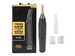 Mini barbeador elétrico para homens, aparador facial