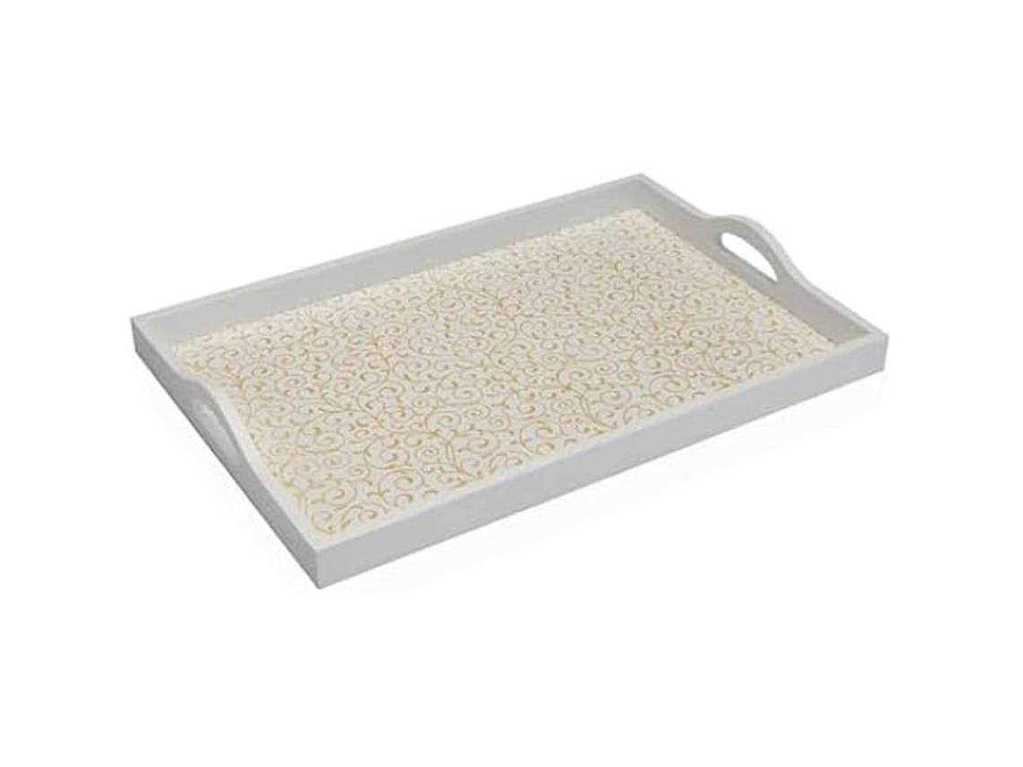 Lurelia Bandeja De Servir Multicolor 46,5 X 31,5 X 6,5 Cm Para Servir E Decorar