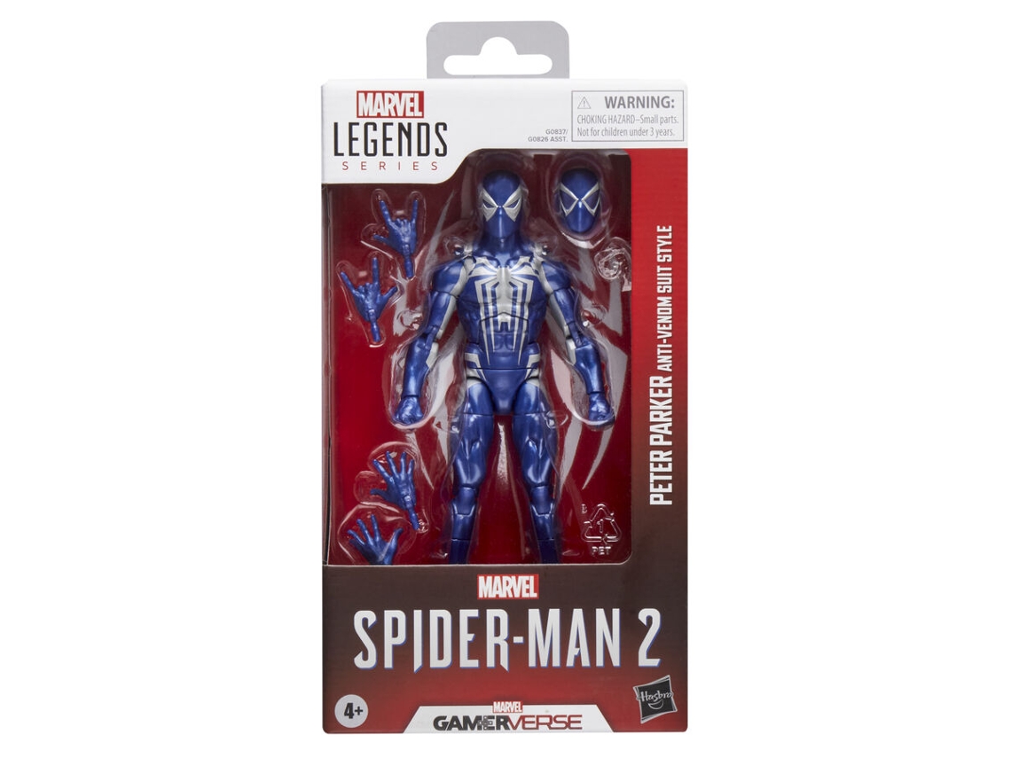 Marvel Legends Spider Man 2 Peter Parker Anti Venom Suit Style Figura 15cm Hasbro