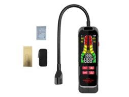 Detector de Gases Inflamáveis com LCD, lanterna e medição de temperatura e umidade S/MARCA