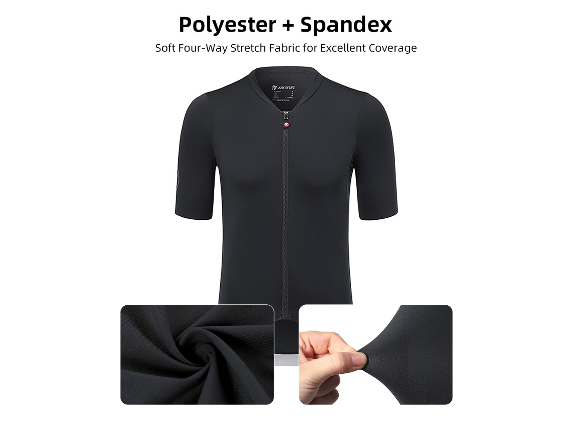 Lurelia Jersei Ciclismo Em Poliéster E Elastano, Ajustável, Antiderrapante, Refletor Para Bicicleta E Btt