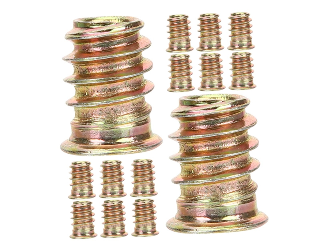 Conjunto De 40-porcas Parafuso Para Móveis Com Inserções Roscadas E Fixadores Embutidos