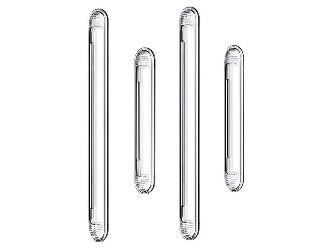 Parachoques De Silicona Transparente Para Puertas De Armario, Coche, Cajones, Ducha Y Tapa De Inodoro (2 Largos Y 2 Cortos)