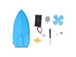 Mali kit Barco Diy Elétrico para Crianças Projeto Científico Escolar com Hélice e Motor