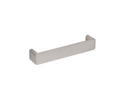 Puxador para Mobiliário Zamac Distância Central 128mm Níquel Acetinado Conjunto de 25 HARDWAREXCHANGE