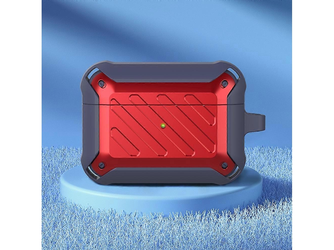 Capa protetora de silicone resistente a impactos com estampa Abelha para fones de ouvido sem fio AirPods Pro GIECY (azul)