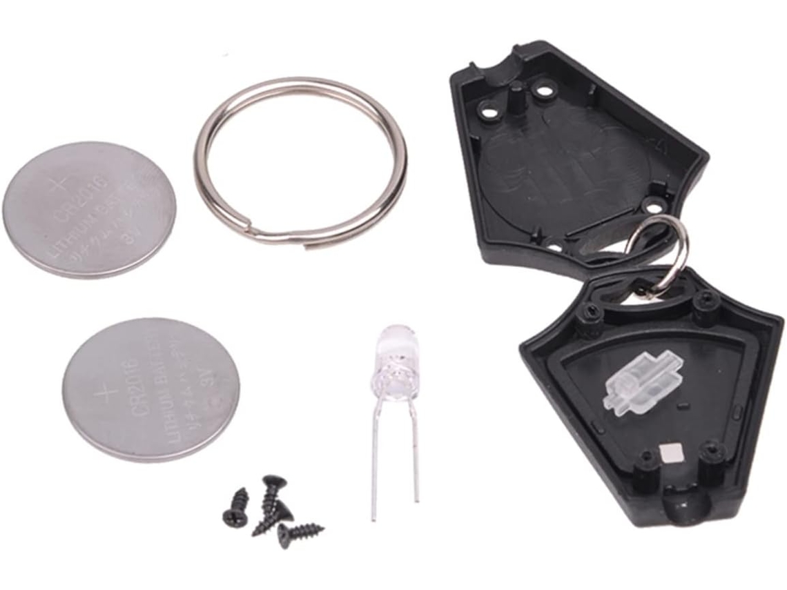 Mini Lanterna De Led Para Chaveiro, 10 Unidades