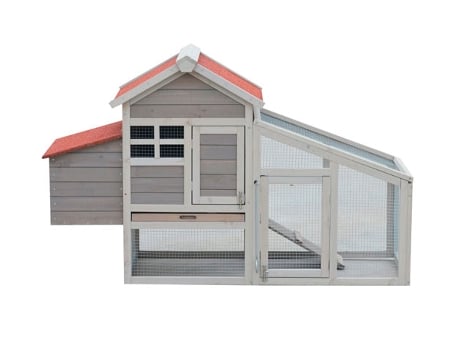 Gallinero de Madera para 3-4 gallinas - Gallinero Tessa - Gallinero Exterior con voladero