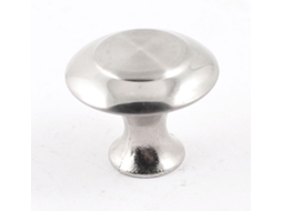Conjunto De Puxadores E Fechaduras Para Portas Armários Closets Aexit, Com 24mm De Diâmetro E Design Redondo, Na Cor
