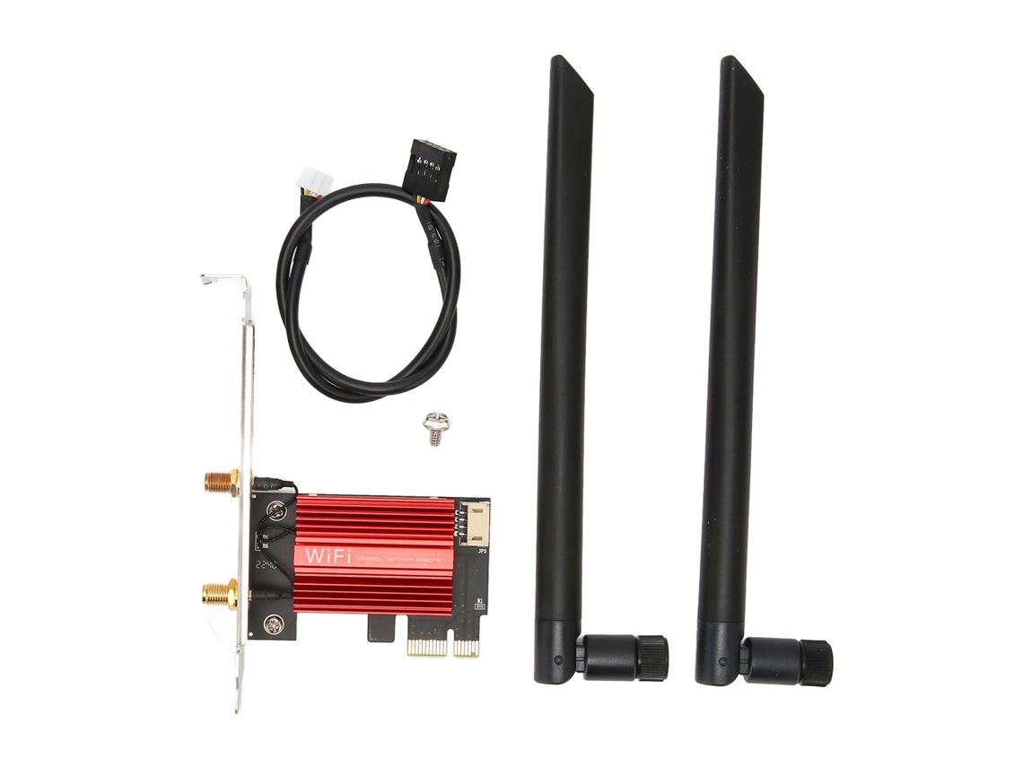 Lurelia Placa Wi-fi Pcie Ax210 Wi-fi 5 5374 Mbps 574 Mbps 2,4 Ghz Tri Band 2,4/5/6 Ghz