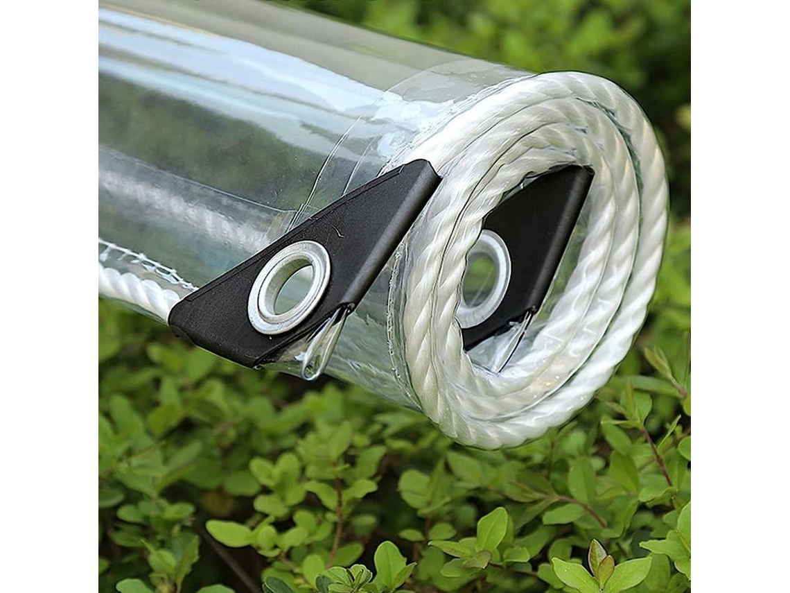 Lona Transparente PVC, Impermeável, para Plantas, 0.8m x 1.5m