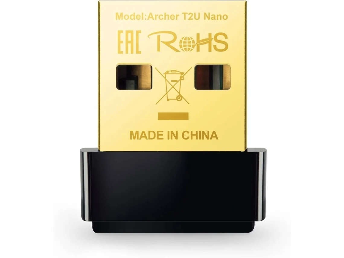 Adaptador USB Wi-Fi TP-LINK Archer T2U Nano (AC600 - 200 + 433 Mbps)
