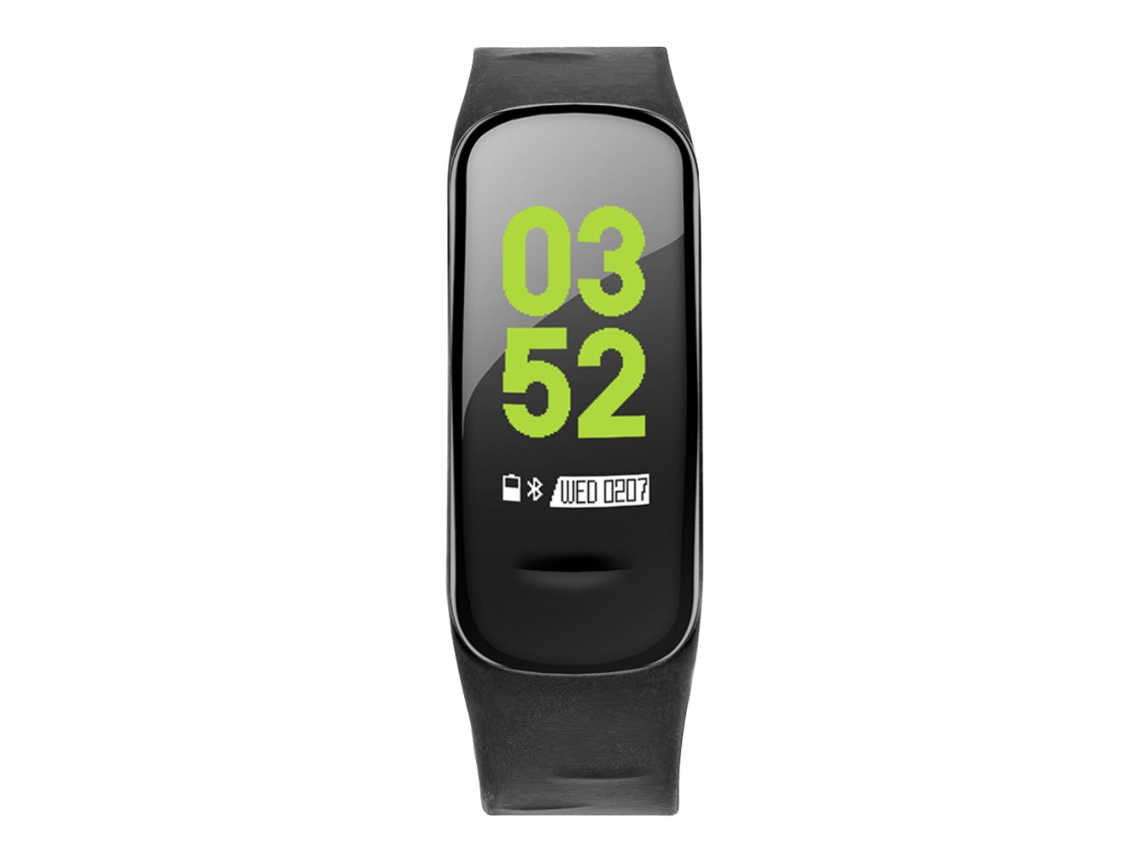 Pulseira C1plus para monitoramento de frequência e pressão, tela colorida
