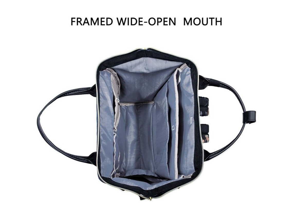 Mochila Escolar de Nylon, Resistente à Água, com Porta Usb, para Laptop 15,6 polegadas | S/MARCA