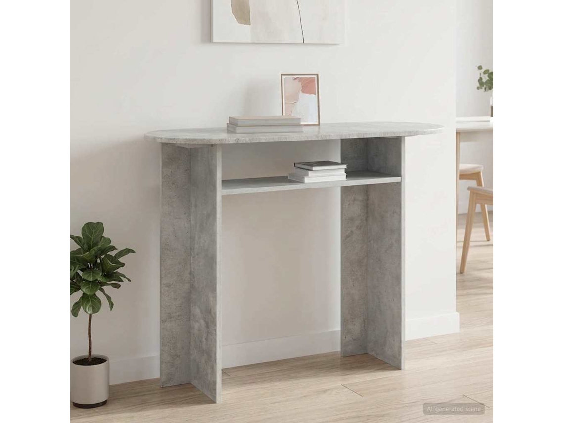 Vidaxl Aparador Cinzento Cimento 100 X 39,5 X 75 Cm