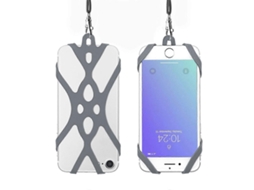 Suporte Universal Para Telefone, Alça De Pescoço De Silicone Compatível Com Smartphones De 4,7 A 6,5 Polegadas