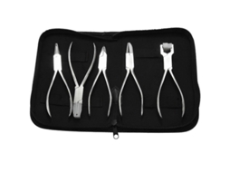 Kit de 5 Alicate de Reparo de Óculos em Aço Inox com Estojo Preto P20250110473