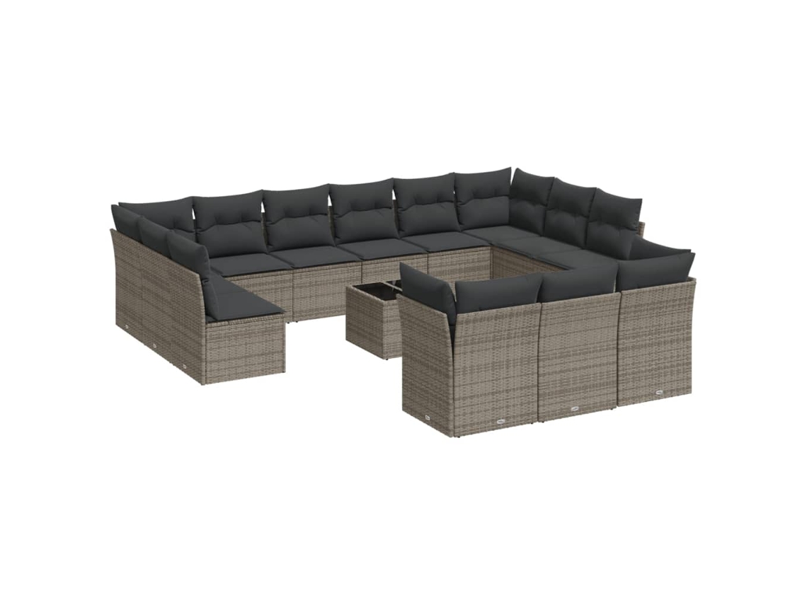 Garden Sofa Set, Garden Sofa Sets Vidaxl Cinzeto Rattan / Vime (n/a)