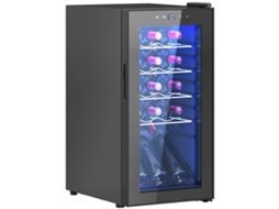 Adega Refrigerada Vinho 44l para 15 Garrafas, Classe G, Compressor, 5 a 18°C, UV, Led Touch, Prateleira Ajustável | S/MARCA