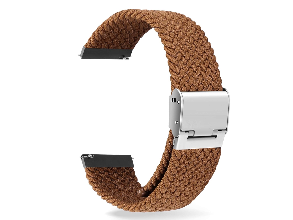 Bracelete Entrançada Flexível para Huawei Watch Gt 3 Se Castanho