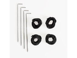 Pack 4 Picaretas Com Cordas Para Tendas Eco
