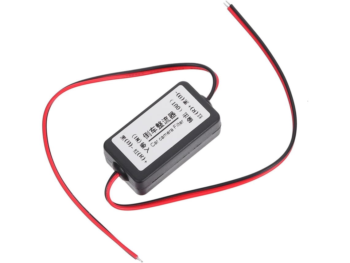 Filtro Para Câmera De Ré, Conector Elétrico, Abs E Alumínio.