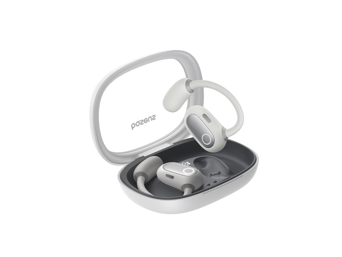 Eli Fit Open Ear Headset Wireless Connectivity/music Usb Type C Bluetooth White Baseus