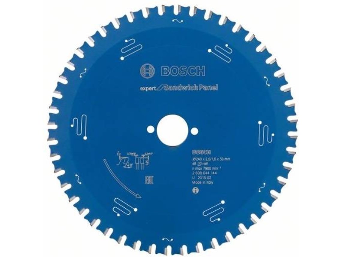 Disco de Serra Circular BOSCH Expert para Painel Sandwich 240x30x2.6 mm - 48
