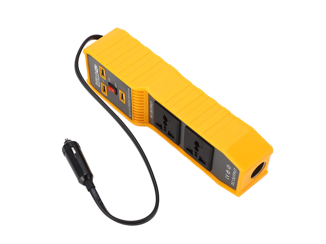 Laxiscreed Inversor De Potência Para Veículos Dc12v A Ac110v Com Conector De Saída