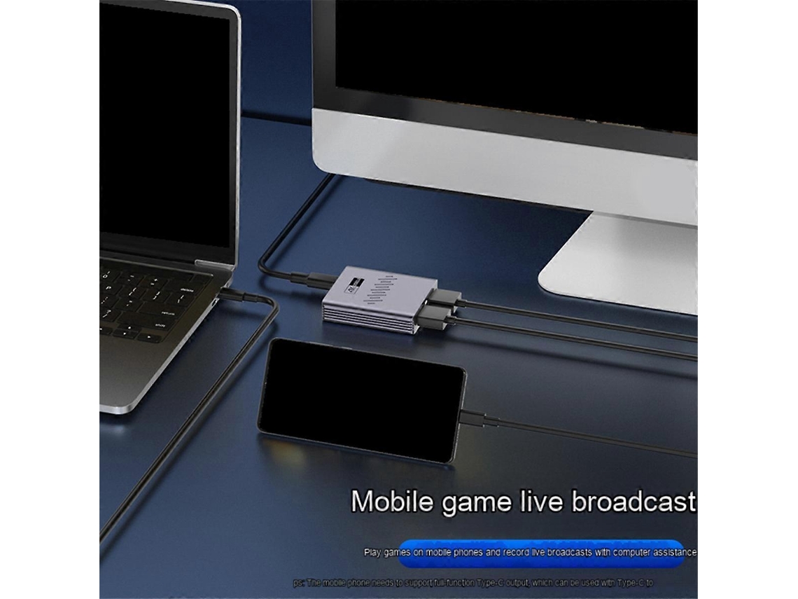 Placa De Captura De Vídeo Compatível Com Usb3.0/4k Hd Para Celular Slowmoose