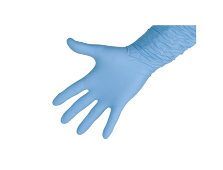 Luvas Unissexo KERON Nitrilo Utilização Única Azul (L)
