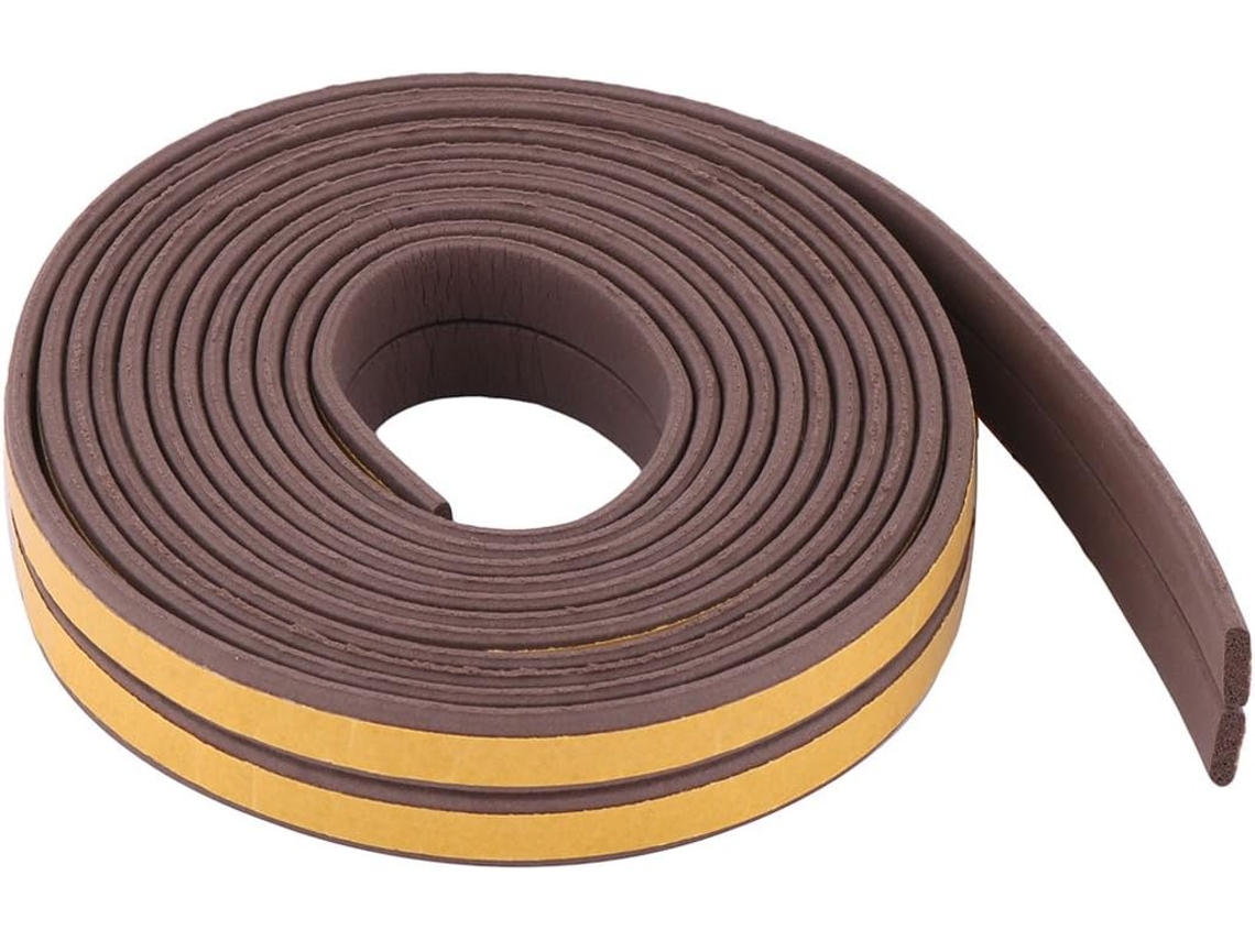 Fita Adesiva Ruilogod Home Para Portas E Janelas, 2x 2, 5m De Comprimento, Marrom