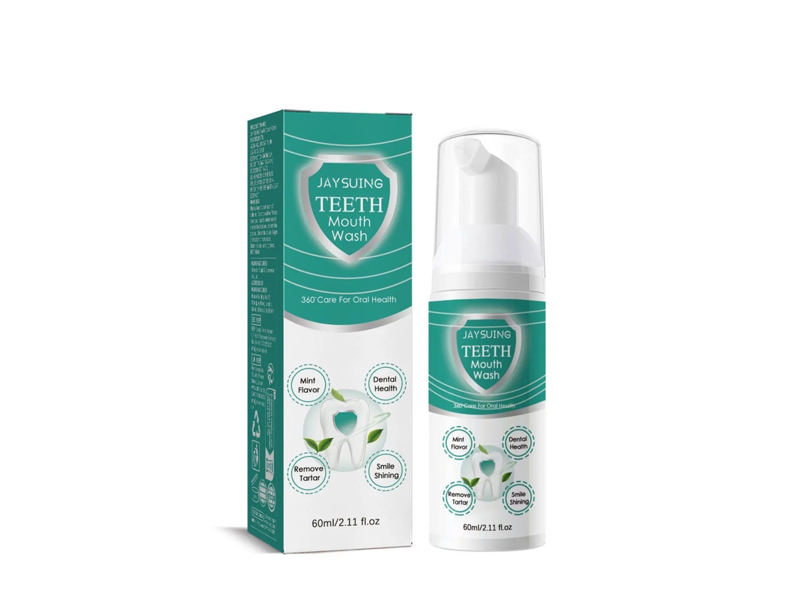 Espuma Dental Mousse para Higiene Bucal e Cuidados Naturais LAXISCREED