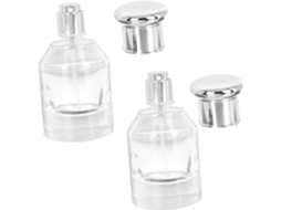 Conjunto De 2 Frascos De Vidro Para Perfume, Pequenos Frascos Spray Para Cosméticos