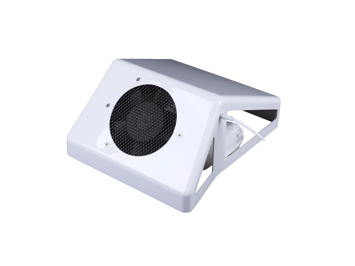 Aspirador De Unhas, Potência Máx. 80w, Design Ergonomicamente Inclinado, Saco De Poeira Reutilizável, Branco Oem