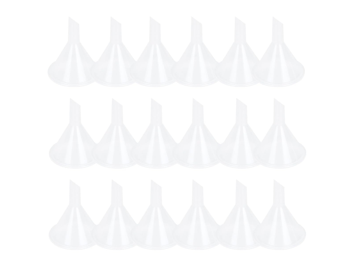 Conjunto De 100-mini Ferramentas Dispensadoras Plástico Transparente Para Enchimento Frascos Perfume E Óleo Essencial