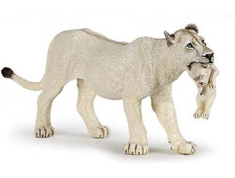 Figura  Leoa Branca com Cria