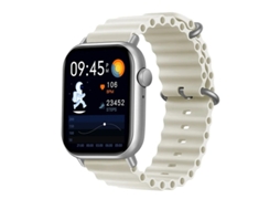Yh10 Smartwatch Fabric 1.91 Mais de 150 displays de relógio Interface de usuário personalizável Branco Bestvite