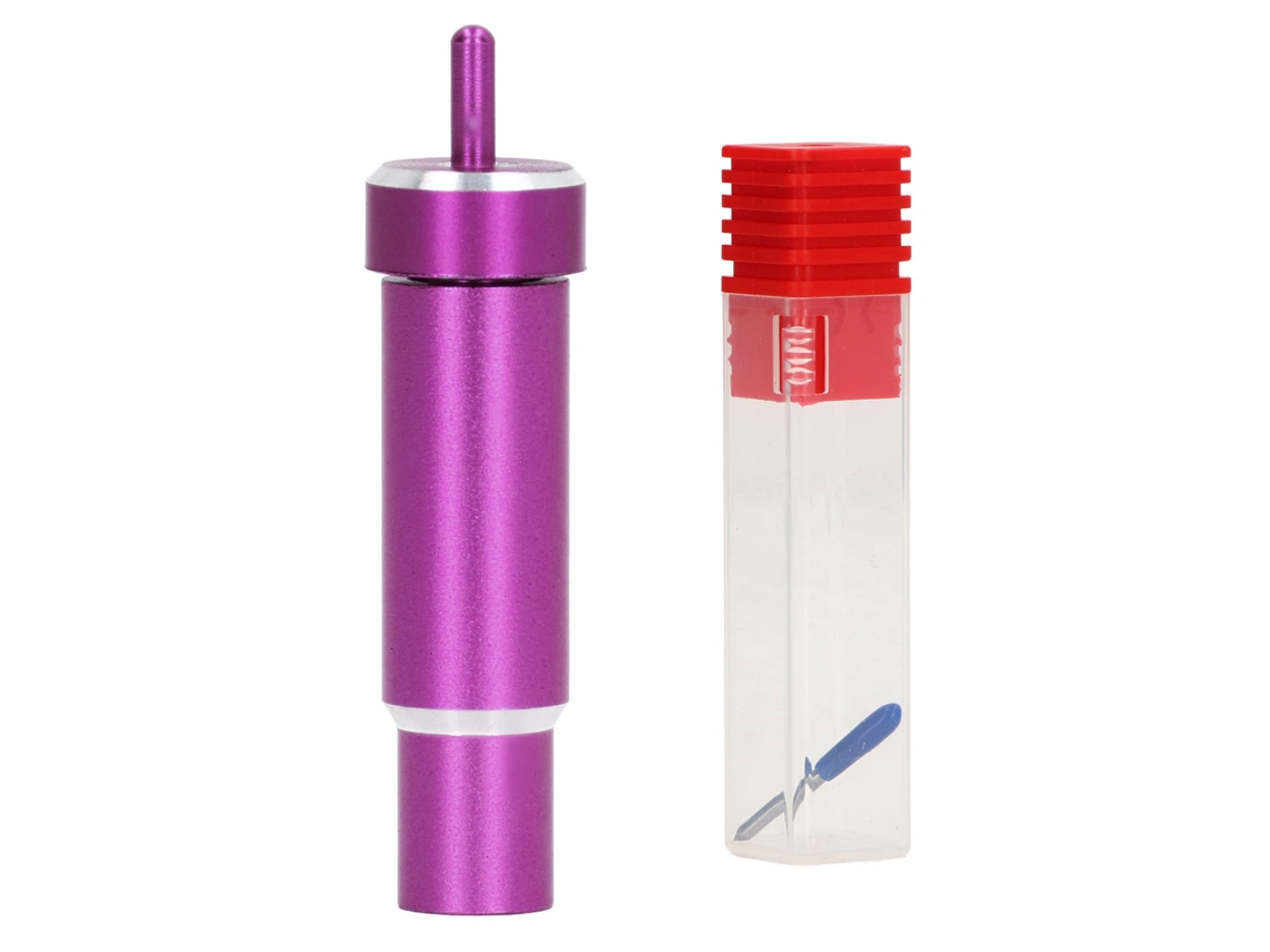 Lâmina De Tela Adhesiva De 60 Graus Com Caixa Resistente Para Cricut Maker Explore Roxa