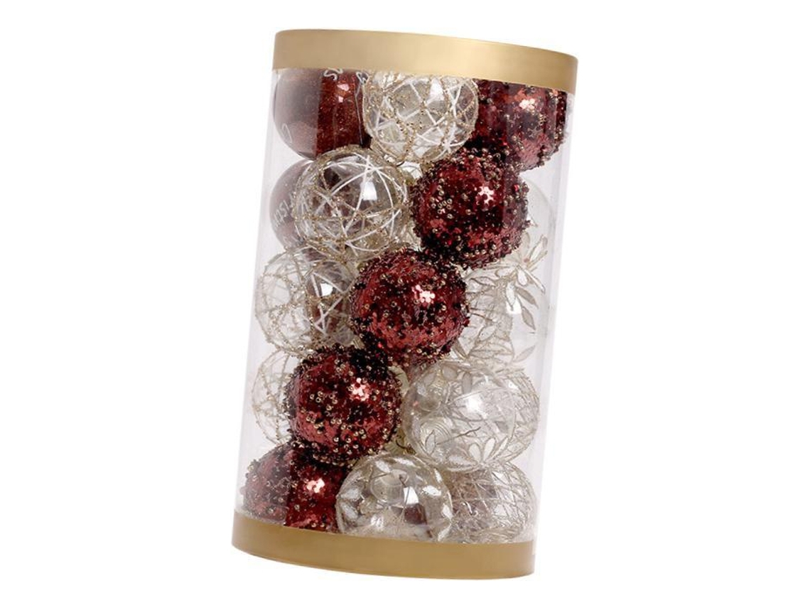 25 Peças De Bolas De Natal, Enfeites De Natal,slowmoose