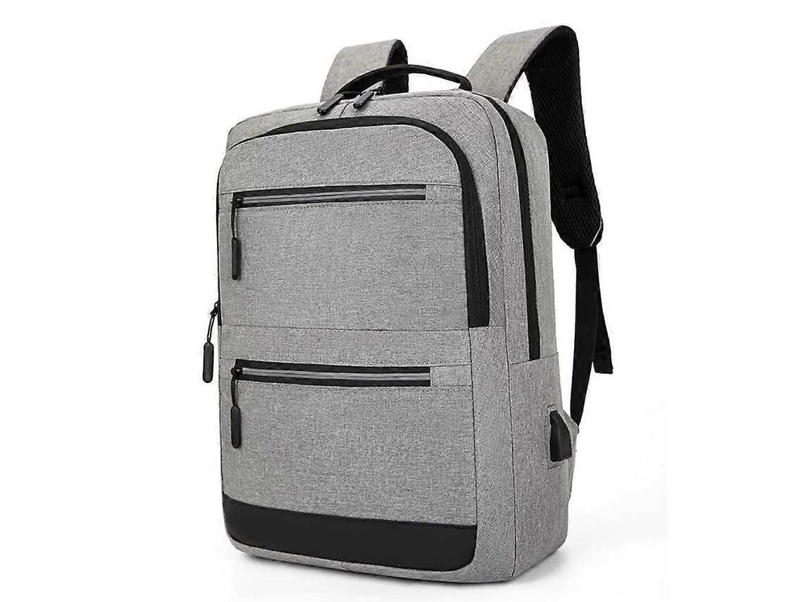 Mochila Para Laptop 15,6 Polegadas, Com Vários Compartimentos, Porta Usb, Acolchoada, Para Notebook E Acessórios Elysve