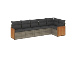 Garden Sofa Set, Garden Sofa Sets Vidaxl Cinzeto Rattan / Vime (n/a)