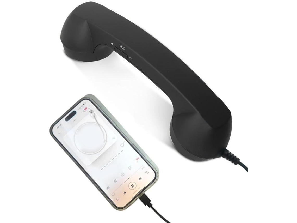 Conjunto Com Fio Para Celular Com Microfone Retrô Tipo C