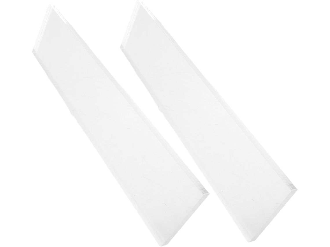 Conjunto De 2-prateleiras Acrílico Para Armário Banheiro Com 33cm Altura 13-polegadas Ideal Paredes