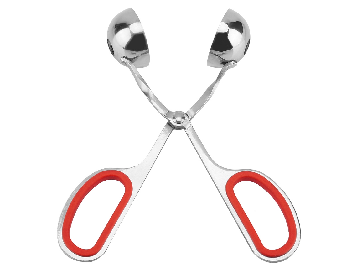 Mold Clip para Bolinhas de Carne e Arroz em Aço Inoxidável Vermelho | S/MARCA