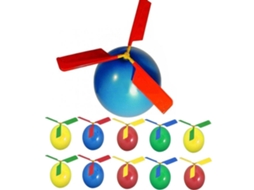 Mali 10 Pcs Helicóptero de Balão Brinquedo Voador para Crianças 3 5 Anos Festa Presente